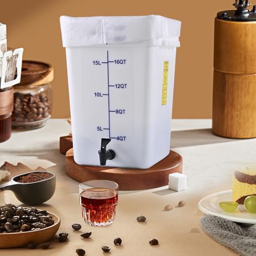 Snap! Cold Brew Cube - 5 gallon Commercial Cold Brew System,Cold Brew Coffee Set，Cold Brew Coffee Maker-Whtie