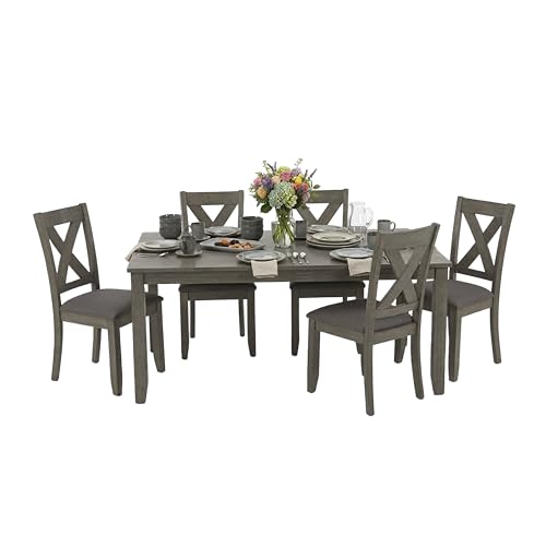Signature Design by Ashley Caitbrook 7-Piece Dining Set, Gray Wash