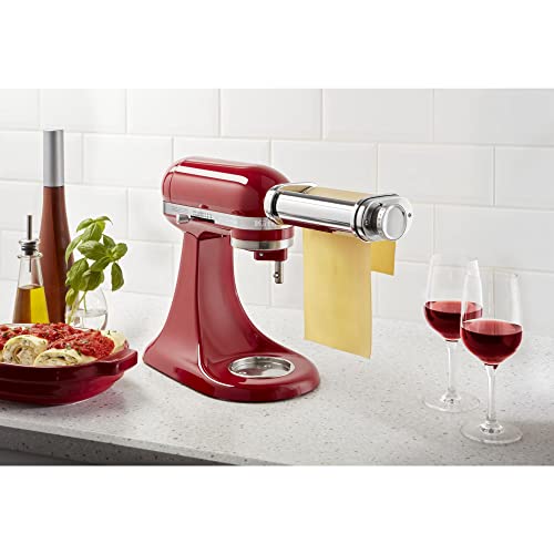 KitchenAid KSMPSA Pasta Roller Attachment, Silver, 1'