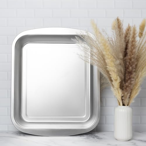 Fox Run Stainless Steel Roasting Pan, 16" x 13" Rectangular Oven Baking Pan