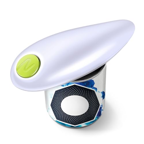 One-button electric can opener, automatic hands-free can opening, specially designed for arthritis patients and the elderly, safe and reliable