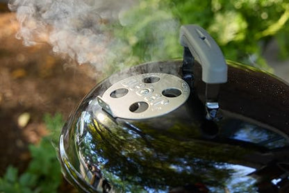 Weber Smokey Joe 14" Charcoal Grill – Portable Compact Charcoal BBQ Kettle with Tuck‑N‑Carry® Lid Lock & Durable Porcelain‑Enameled Finish for Outdoor Cooking