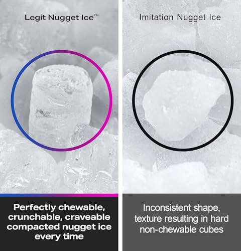 GE Profile Opal 2.0 Ultra Nugget Ice Maker with .75 Gallon Side Tank and Scale Inhibiting Filter, Scoop Included, 38 lbs in 24 Hours, Pellet Ice Machine with WiFi & Smart Connected, Stainless Steel