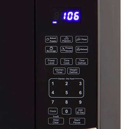 Avanti Microwave Oven 900-Watts Compact with 10 Power Levels and 6 Pre Cooking Settings, Speed Defrost, Electronic Control Panel and Glass Turntable, 0.9-Cu.Ft., Stainless Steel