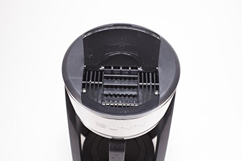 BUNN HB Heat N Brew Programmable Coffee Maker, 10 cup, Stainless Steel, 46500.0003