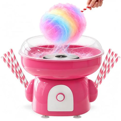 Cotton Candy Machine for Home & Kids, Mini Countertop Cotton Candy Maker