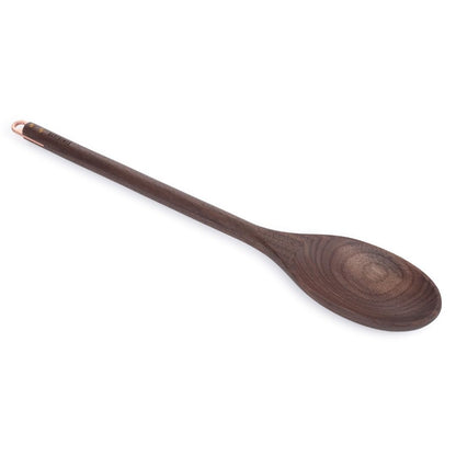 Barebones Wooden Spoon - Large Wooden Spoon Crafted with Durable Black Walnut - Wooden Cooking Utensils and Home Essentials