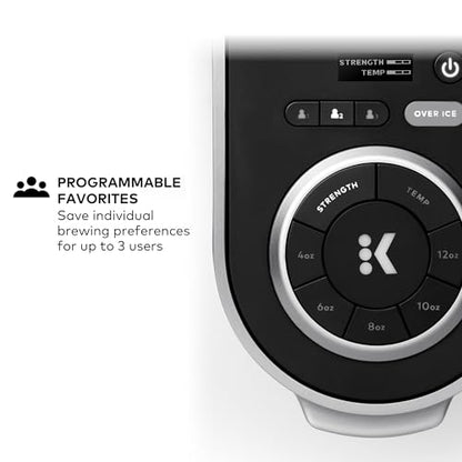 Keurig K-Supreme Plus Single Serve K-Cup Pod Coffee Maker, MultiStream Technology, Customizable Strength and Temperature Settings, Programmable, 78oz Removable Reservoir, Stainless Steel