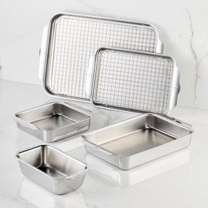 Hestan Provisions OvenBond 7-Piece Gourmet Essentials Trii-Ply Stainless Steel Set