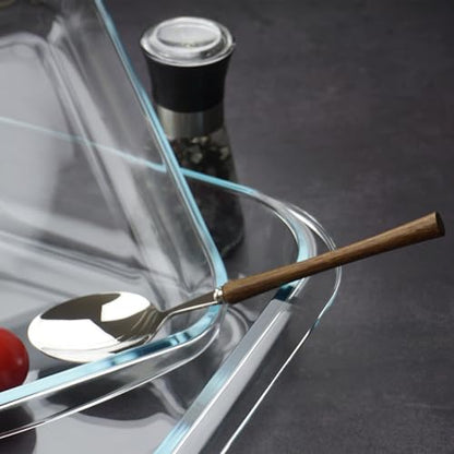 CGNWEEPS 9×9in Square Glass Baking Dish, 2.4QT Glass Baking Pan, Baking Dishes for Oven