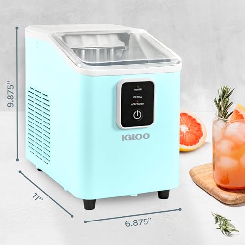 Igloo Ice Maker Countertop, Portable Ice Maker, 26lbs, Aqua