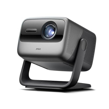 JMGO N1S Ultra 4K Triple Laser Projector with WiFi and Bluetooth, 2800 ISO Lumens, Google TV, 360° Sensorless Picture Correction, 300", HDR10, 20W Dolby Digital Plus, 3D-Active, Smart and Portable