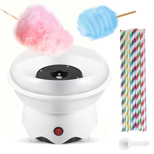 Cotton Candy Maker for Christmas Gifts, Birthday Party, Easy to Use & Clean