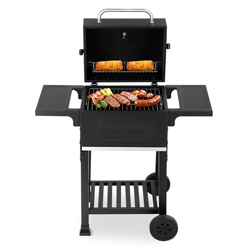 RYHOFOUD Small Charcoal Grill, 200.82 Sq. In. Outdoor BBQ Grill
