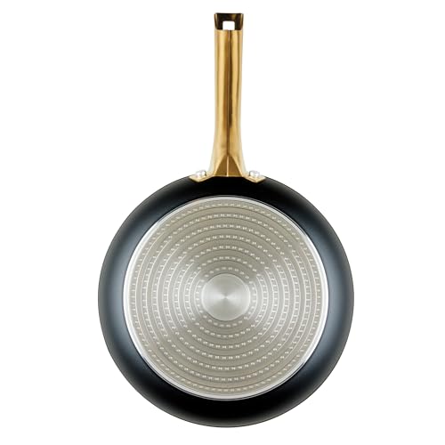 Farberware Forged Induction Ceramic Nonstick Cookware Set, 12-Piece, Black Pots & Pans