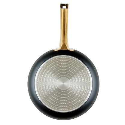 Farberware Forged Induction Ceramic Nonstick Cookware Set, 12-Piece, Black Pots & Pans
