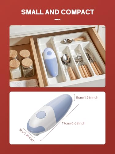 Electric Can Opener, Reemix Battery Operated Can Opener