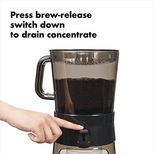 OXO Good Grips Cold Brew Coffee Maker 32 oz, Iced Coffee Maker with Carafe, Brews Cold Brew Concentrate