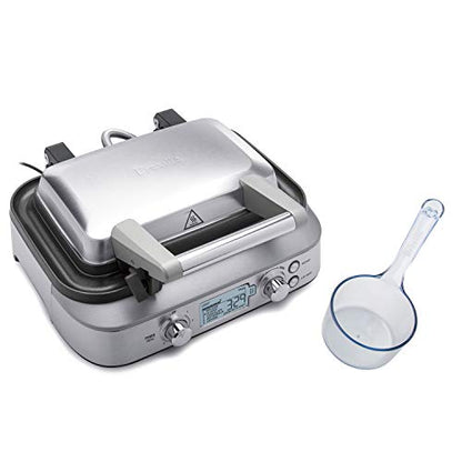 Breville the Smart Waffle™ Pro 2 Slice Waffle Maker, BWM620XL, Brushed Stainless Steel