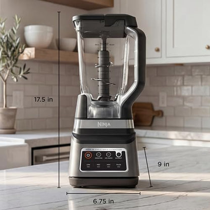 Ninja BN751 Professional Plus DUO Blender, 1400 Peak Watts, 3 Auto-IQ Programs for Smoothies, Frozen Drinks & Nutrient Extractions, 72-oz. Total Crushing Pitcher & (2) 24 oz. To-Go Cups, Black