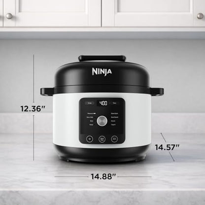 Ninja® HyperHeat™ 9-in-1 Pressure Cooker, 6.5-qt, White, PC201WH