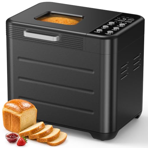 OLIXIS Bread Maker, 21-IN-1 Bread Machine, 2LB Automatic Stainless Steel