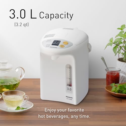Panasonic Hot Water Dispenser, Electric Kettle with 4 Temp Presets