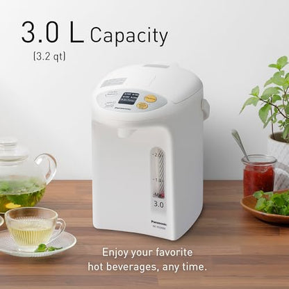 Panasonic Hot Water Dispenser, Electric Kettle with 4 Temp Presets