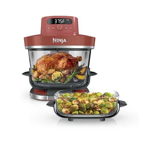 Ninja Crispi Pro Glass Air Fryer, 6-in-1, Amber, AS101OR