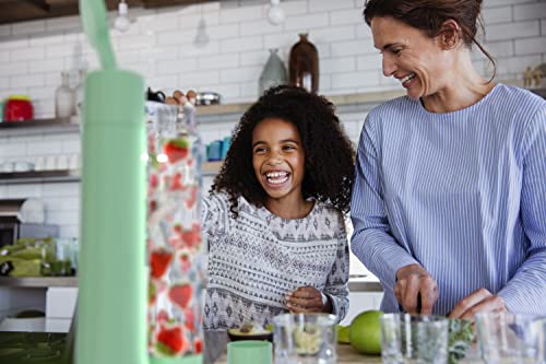 Fizzpod Home Soda Maker | Carbonated Beverage & Sparkling Water Maker | Includes 3 Bottles (32 oz./each) , 3 Caps, 1 Carbonator Cap and Manual | Make Homemade Sparkling Water, Carbonated Juice, Coffee, Tea & Cocktail Drinks Fruit Infused