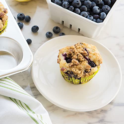 Nordic Ware Naturals Compact Muffin Pan - Natural Uncoated Aluminum, Toaster Oven and Broiler Safe