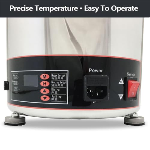 PreAsion Chocolate Fountain 110V Electric 7-Tiers Larger Digital Chocolate Fountain Melting Machine Heating Fondue Fountain,8kg of chocolate