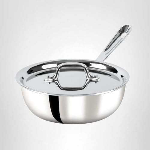 All-Clad Saucier Pan, 2-Quart,4212,White