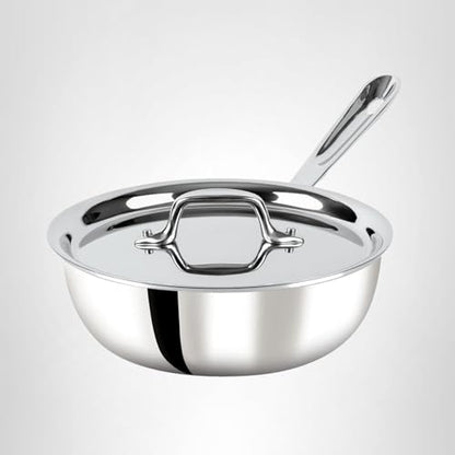 All-Clad Saucier Pan, 2-Quart,4212,White