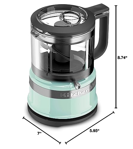 KitchenAid KFC3516IC 3.5 Cup Food Chopper, Ice Blue