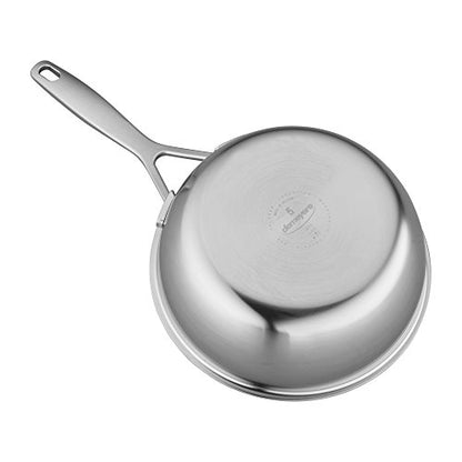 Demeyere Industry 5, 2-qt Stainless Steel Saucier, 5-Ply Construction, Compatible on all Stovetops, Made in Belgium