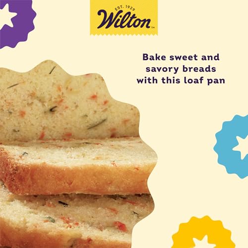 Wilton Platinum Non-Stick 9 x 5 in Loaf Pan, Cold-Rolled Steel Bakeware, Made without PFAS, Packaging May Vary