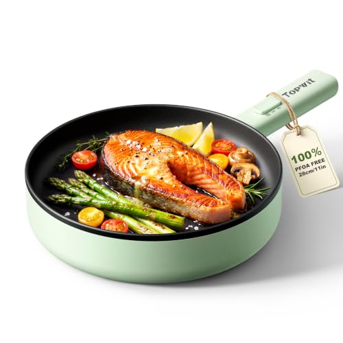 Topwit 11 Inch Electric Frying Pan, Non-Stick Electric Skillet