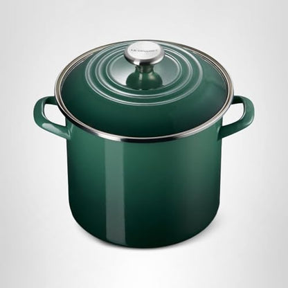 Le Creuset Enamel on Steel Traditional Stockpot, 10 qt., Artichaut with Stainless Steel Knob
