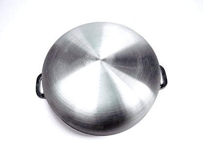Uniware Aluminum Heavy Gauge Caldero Dutch Oven With Glass Lid,Silver (10 QT)