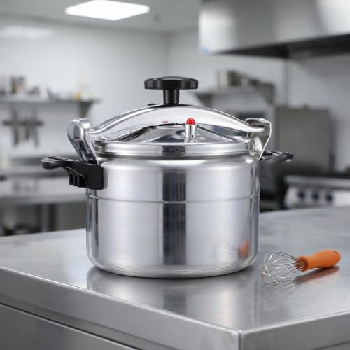 11L Pressure Cooker Aluminum Silver Multi-Cooking Stovetop Pressure Cooker