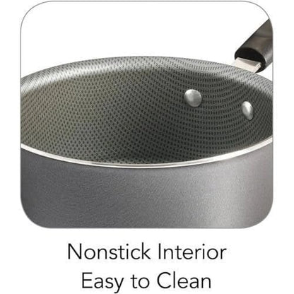 KIUHSFE PrimaWare 1 Quart Non-Stick Steel Gray Open Sauce Pan
