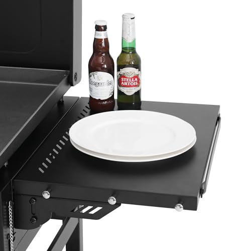 Royal Gourmet GB4000P 4 Burner Propane Gas Griddle with Hard Cover and Foldable Side Tables, 35-Inch Flat Top Grill with 766 Sq. In. Cooking Area for Backyard and Tailgating, Black