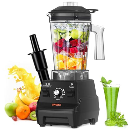 OMMO Blender 1800W, High Speed Countertop Blender with 60oz BPA-Free Jar