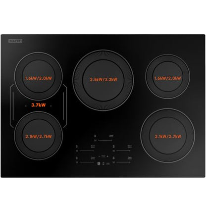 Empava Flow 30“ Induction Cooktop 5 Burner, Drop-in, Hardwired