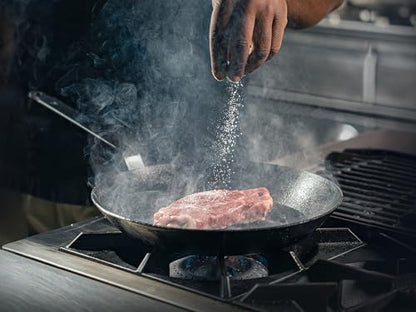 Matfer Bourgeat Black Carbon Steel Frying Pan, 15 1/2"