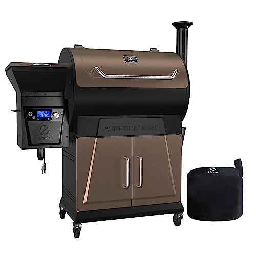 Z GRILLS 2026 Electric Pellet Smoker & Grill, 700 sq. in Cooking Space, PID 3.0 Precision Control, Dual Meat Probes, 28-Hour Hopper, Dual-Wall Insulated Base, 8-in-1 BBQ with Cover
