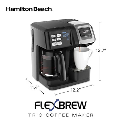 Hamilton Beach FlexBrew Trio 2-Way Drip & Single Serve Coffee Maker