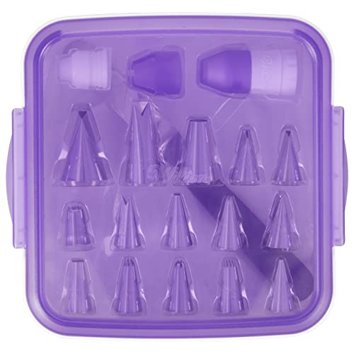 Wilton Decorating Essentials Frosting Piping Kit with Storage Box, Cake & Cupcake Decorating Set, 33 Piece Set