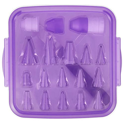 Wilton Decorating Essentials Frosting Piping Kit with Storage Box, Cake & Cupcake Decorating Set, 33 Piece Set